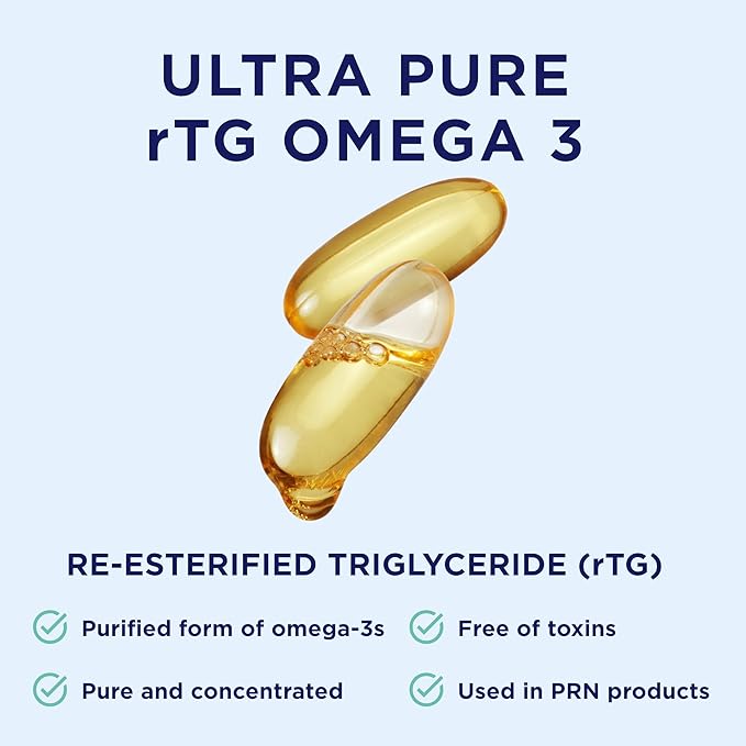 DE Omega Benefits Liquid Supplement - 6.7 oz 40-Day Supply - Re-Esterfied Omega 3 Triglyceride Form with 1680mg EPA 560mg DHA &amp Vitamin D for Dry Eyes