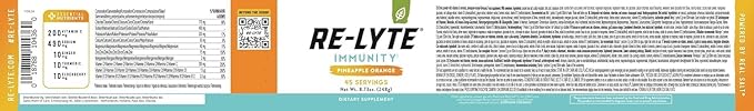 REDMOND Re-Lyte Immunity Multivitamin Supplement Mix (Pinapple Orange)