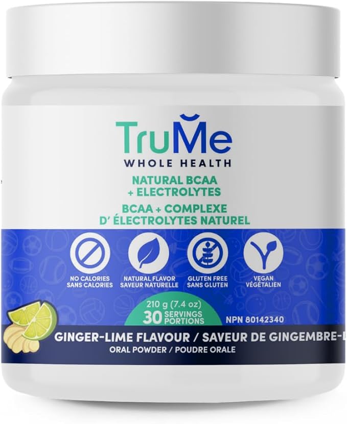 TruMe Informed Sport Certified BCAA - Ginger Lime Banned Substance Tested Amino Acids | Pre Post Workout Recovery | 30 Servings