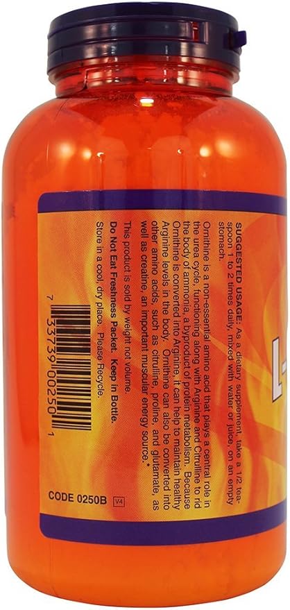 Now Foods: Ornithine Powder 8 oz (2 pack)