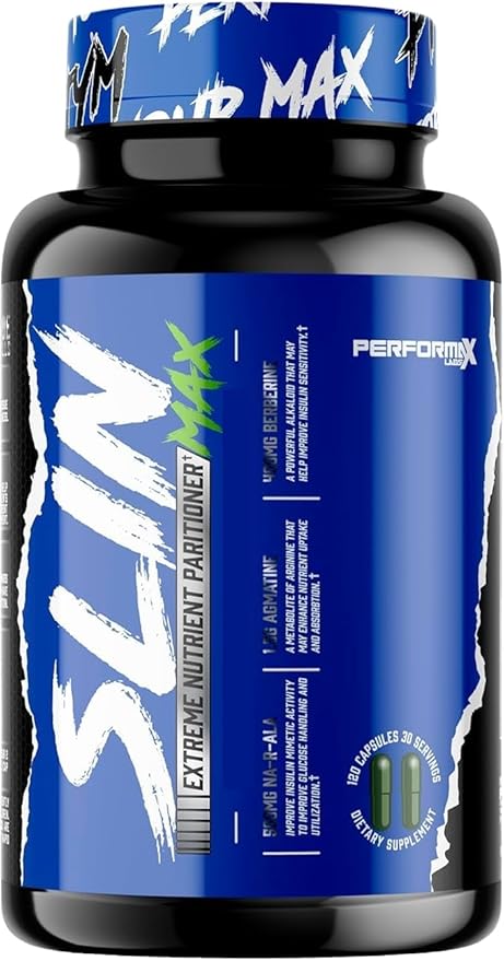 VitaBoost SLIN Max Nutrient Partitioning Complex - Increase Mass &amp Size 60 Servings (120 Capsules Pack of 2) and Pill Holder by GeoMetal™