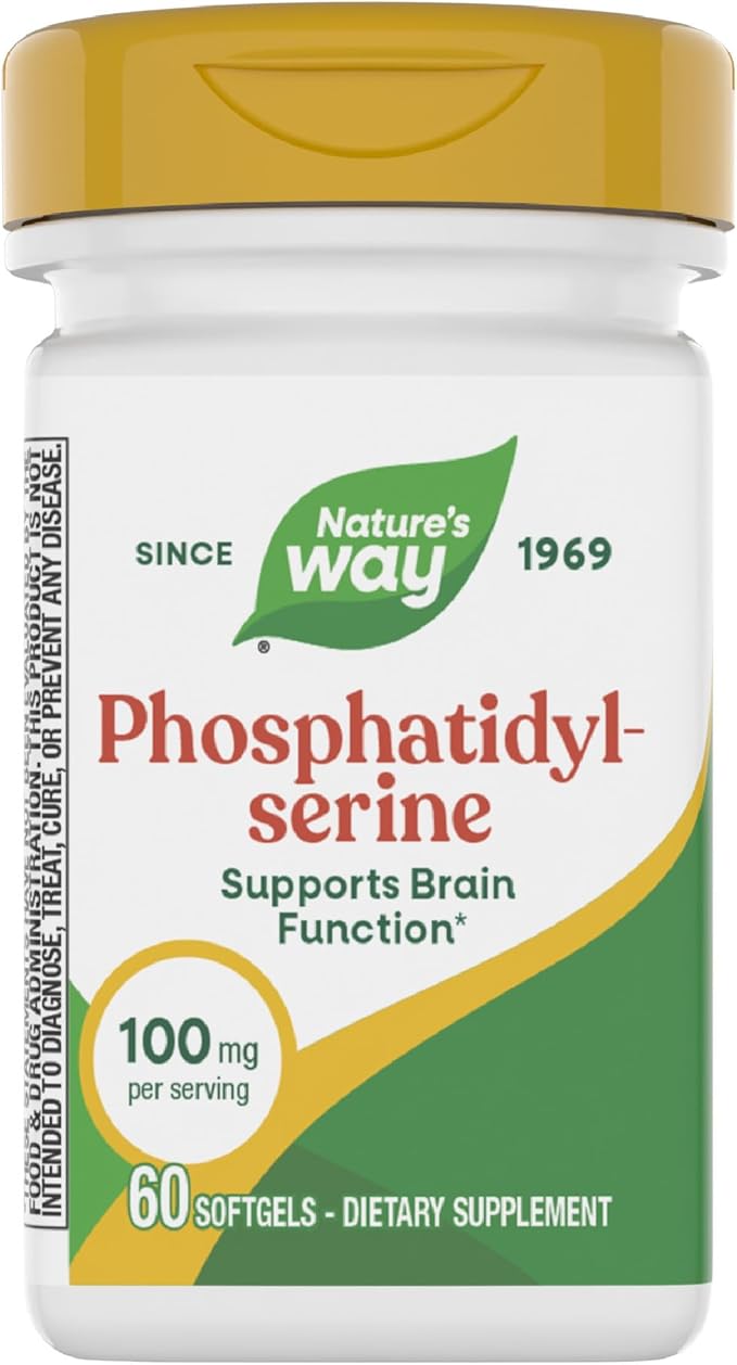 Nature's Way Phosphatidylserine Supports Brain Function* 60 Softgels