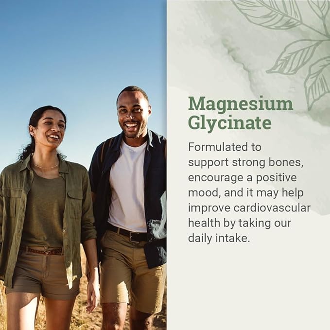 Pure Magnesium Glycinate 500mg - Chelated Magnesium Supplement High Absorption Capsules for Sleep Glicinato De Magnesio with Organic MCT Powder (120 Capsules)