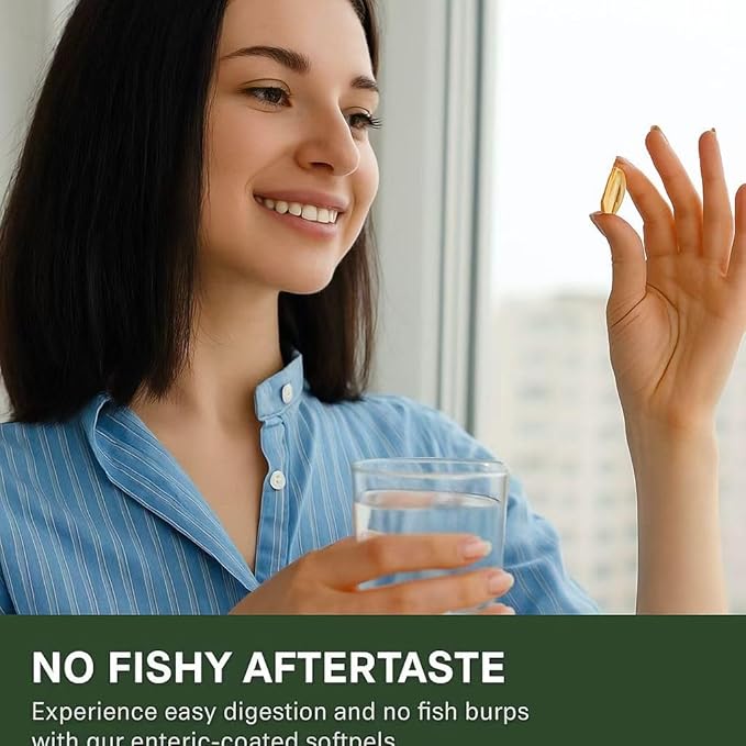 FFTSH Pure Quality – High Strength Omega 1300 Fish Oil 120 Softgel Capsules