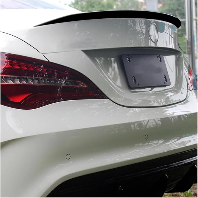 Compatible With Mercedes Benz CLA Class W117 C117 CLA180/220 CLA250/260 CLA200 CLA45 AMG Sedan 4-Door 2013-2019 Rear Trunk Spoiler Wing Lip (Color : Carbon Fiber)