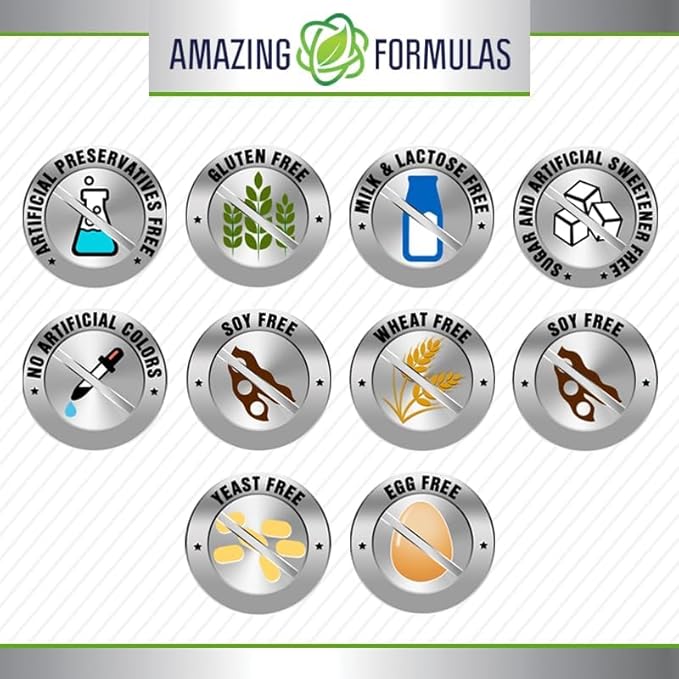 Amazing Formulas Chondroitin Sulfate 1200 mg Per Serving Supplement | Capsules | Non-GMO | Gluten Free | Made in USA (120 Count 2 Pack)