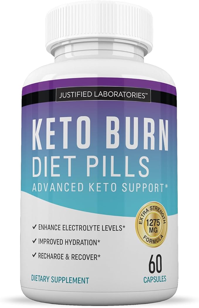 (3 Pack) Keto Burn Diet Pills 1275MG New &amp Improved Formula Contains Apple Cider Vinegar Extra Virgin Olive Oil Powder Green Tea Leaf 180 Capsules
