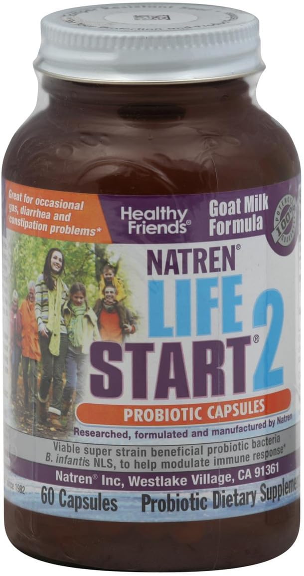 Natren Life Start 2 (Goat Milk Formula) - 60 Capsules 60-Count