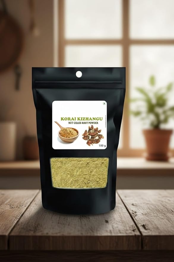 Korai Kizhangu Powder | Nut Grass | Cyperus rotundus | Tuber Powder -100 Gms