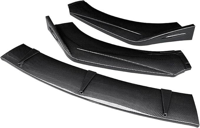 3Pcs Car Accessories Bumper Lip Side Sport Splitter Spoiler Body Kit Compatible For Benz CLA Class CLA200 CLA250 2013 15 19 2022(Matte Black)