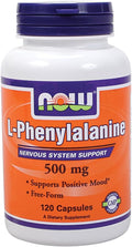 Now Foods L-Phenylalanine 500 mg - 120 Caps 8 Pack