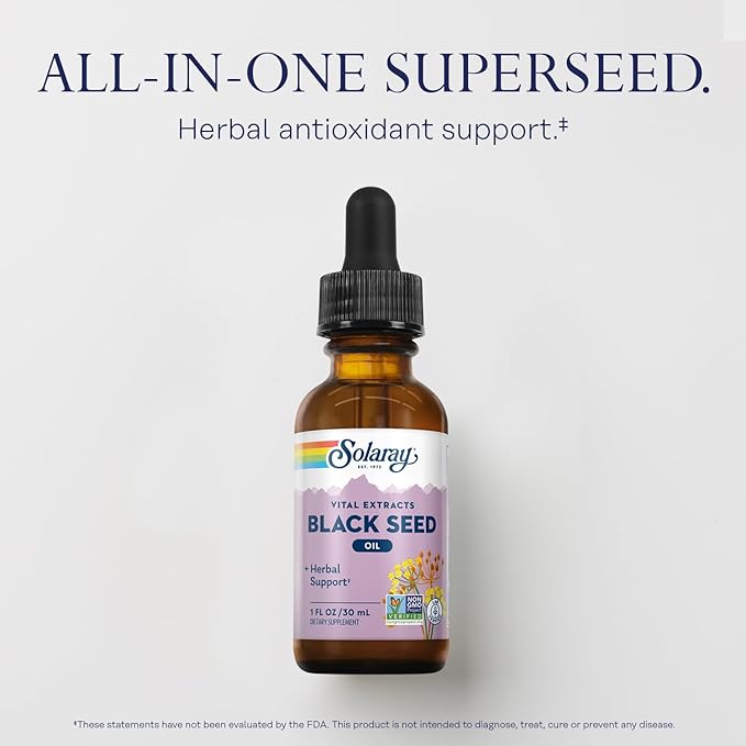 Solaray Black Seed 7% Thymoquinone 1 Fl Oz