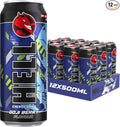 HELL Energy Drink | +20% More Caffeine | Vitamins B2 B3 B6 B12 C &amp D | No Preservatives | Environmentally Friendly Packaging | 12 x 500 ml | Compatible with HELL Energy
