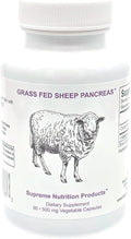 Supreme Nutrition Grass Fed Sheep Pancreas 90 Pure Ovine Pancreas Capsules