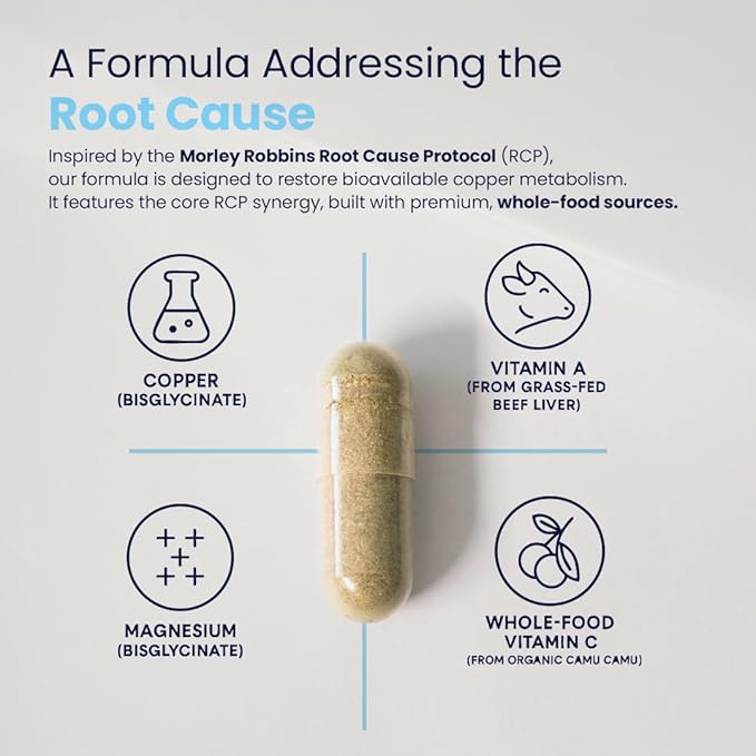 Nutricel Supplements Blue Immune 60 Capsules - Optimum Nootropic with USP Grade Methylene Blue Grass Fed Beef Liver Copper Magnesium Vitamin A E and C