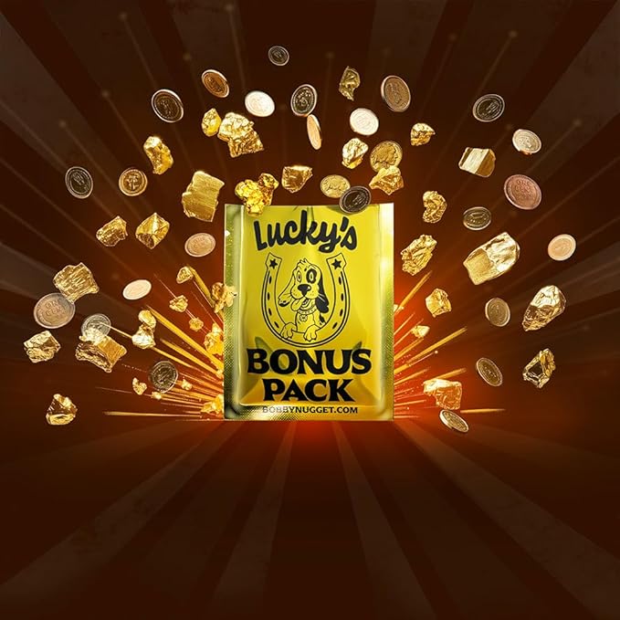 Gold Paydirt | Gold Rush Panning Concentrates unsearched &amp Added | Gold Prospecting Pay Dirt + Guaranteed Lucky’s Bonus Bag | 1 Gram of Gold