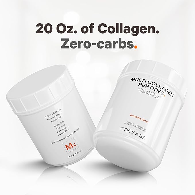 Codeage - Multi Collagen Protein + Men’s Daily Multivitamin Bundle