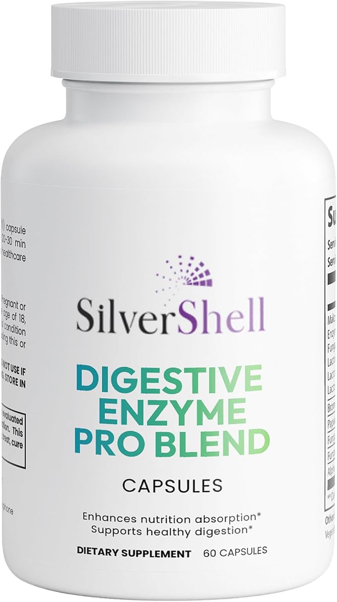Digestive Enzymes for Digestive Health - Super Enzymes for Digestion - Digestive Enzymes for Men - Debloating for Women IBS Relief IBS Clear Gastritis &amp Bloating Relief