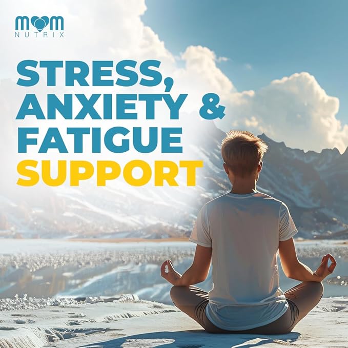 MOM Nutrix Magnesium Glycinate - 500 mg Chelated Triple Absorption Magnesium - Heart Bones Joints Support - Calm &amp Relax- 180 Capsules