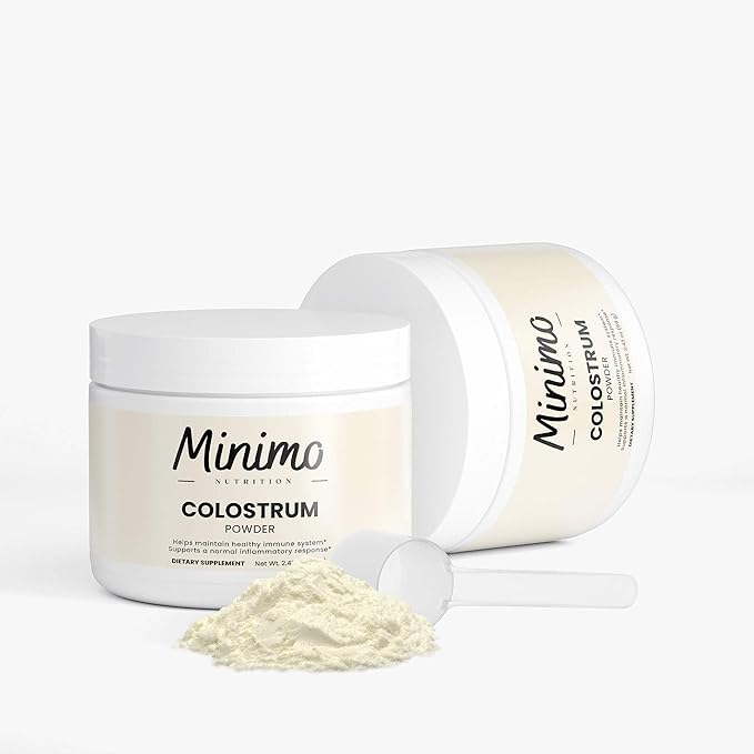 Unflavored Colostrum Supplement Powder for Gut Health Immune Support Muscle Recovery &amp Wellness | 2.300mg Bovine Colostrum Superfood 30 Servings