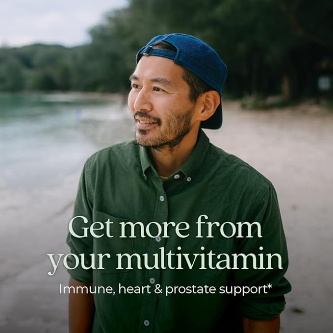 New Chapter Men’s Multivitamin 40+ Extra B6 &amp B12 D3 Vitamin C &amp Zinc Immune Heart Cellular Energy and Brain Health Gentle on The Stomach One Daily Non-GMO Gluten-Free 96 Tablets
