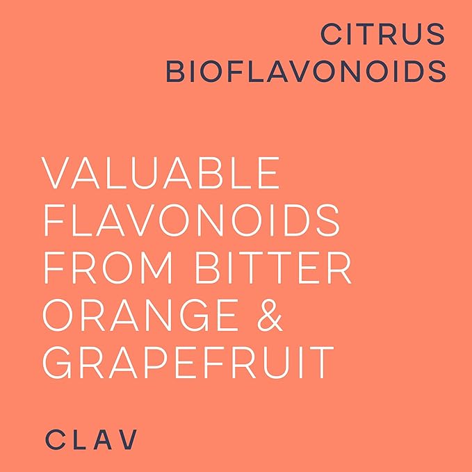 CLAV Citrus Bioflavonoids - Vegan Flavonoids Supplements Made from Bitter Orange and Grapefruit Extract - Antioxidant &amp Immune Support - 60 Capsules - Made in Germany