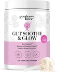 Goodness Lover Gut Soothe &amp Glow Gut Digestive Support Supplement with L-Glutamine Powder and MSM Support Bloat Relief with Aloe Vera Slippery Elm Lemon Balm 30 Servings