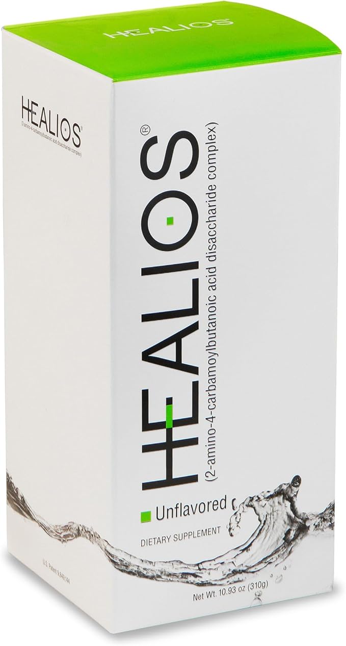 Healios Unflavored Oral Health and Dietary Supplement Powder Form Naturally Sourced L-Glutamine Trehalose L-Arginine 10.93 Ounces