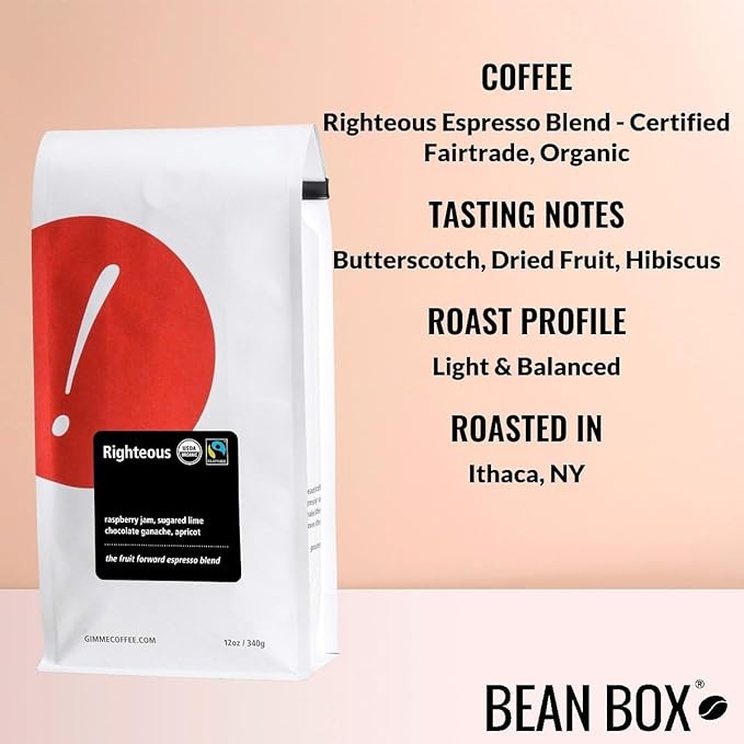 Bean Box Coffee Sampler - Roasted by Gimme! 4-Pack Freshly Ground Coffee Gourmet Coffee