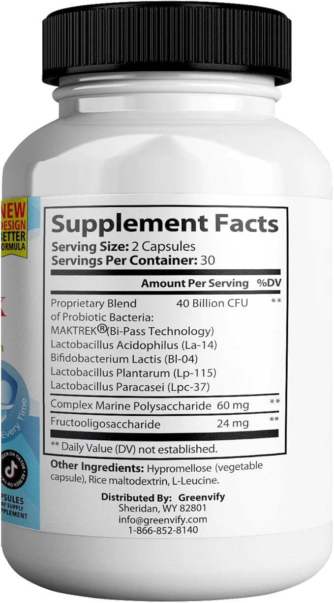 DentalSmile ProbioticMax Advanced Oral Probiotic Supplement 40 Billion CFU 60 Capsules Gluten Free (3)