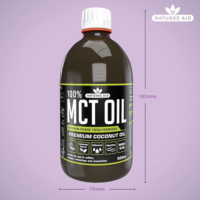 Natures AID Mct Oil 100% 500 ML