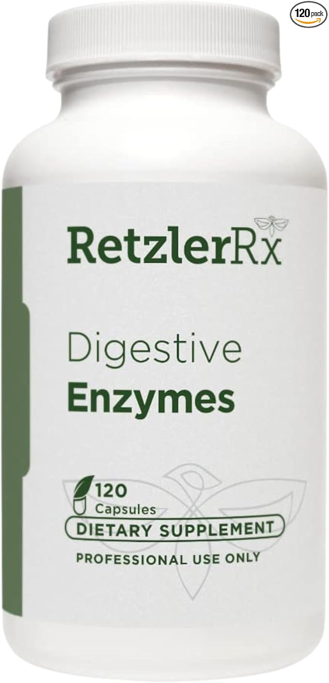 HormoneSynergy Digestive Enzymes 120 Vegetable Capsules | Multi Acid Resistant Vegan-Suitable Digestive Enzymes*