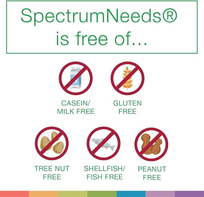 SpectrumNeeds® by NeuroNeeds – Comprehensive Nutritional Support with 33 Active Ingredients for Overall Well-Being Berry Flavor