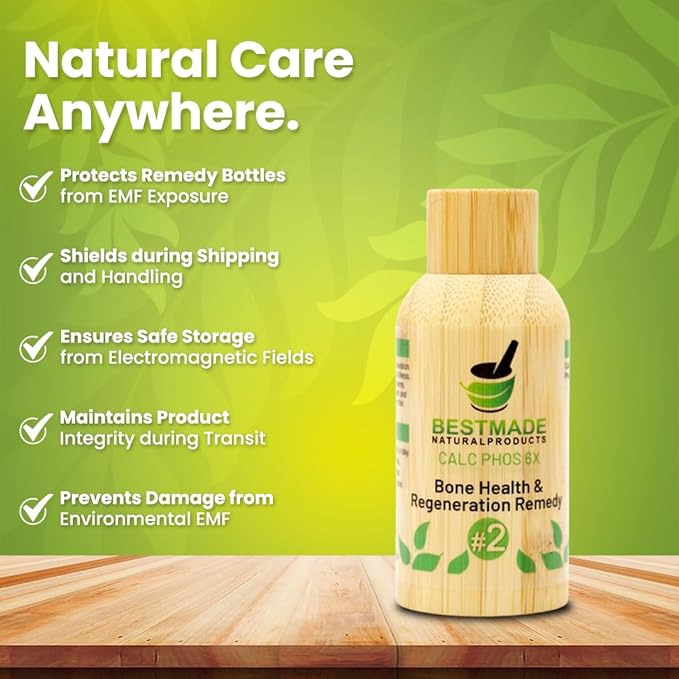 Bestmade Natural Products Calc Phos 6X Homeopathic Cell Salt Remedy for Bone Health &amp Regeneration - Helps with Growth Problems Broken Bones Calcium Deficiency &amp Coldness 350 Pellets