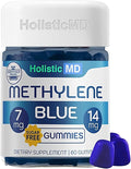 Methylene Blue for Humans USP Pharma Grade 7mg and 14mg dose - 3rd Party Certified Quality - Sugar Free Vegan - Berry Flavor 60 Gummies