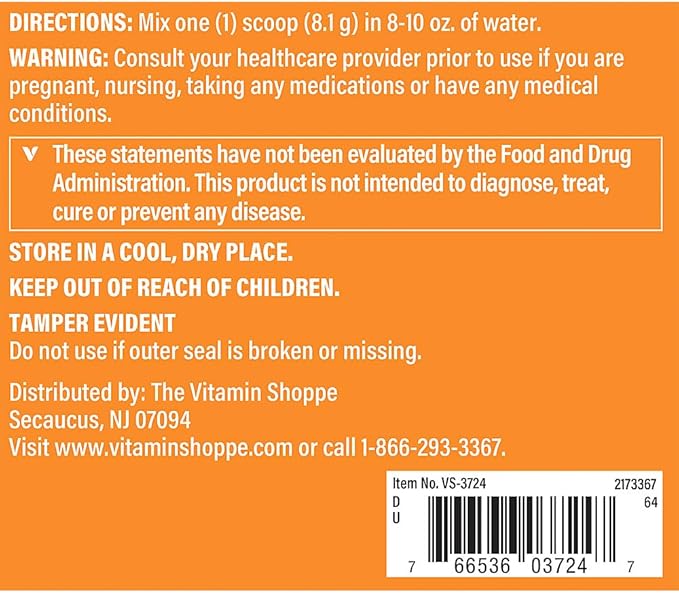The Vitamin Shoppe L-Arginine - Nitric Oxide Production Circulation &amp Exercise Performance Support