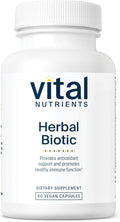 Vital Nutrients Herbal Biotic - Herbal Immune Support Supplement - Antioxidant Support Promotes Healthy Immune System - Gluten Dairy Soy Free - Non-GMO - 60 Capsules