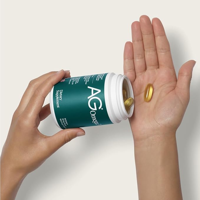 AG1 Omega 3 Fish Oil Softgels – 2000mg EPA &amp DHA from Wild-Caught Fish Supports Heart Brain &amp Joint Health | 90 Capsules | Athletic Greens Supplement