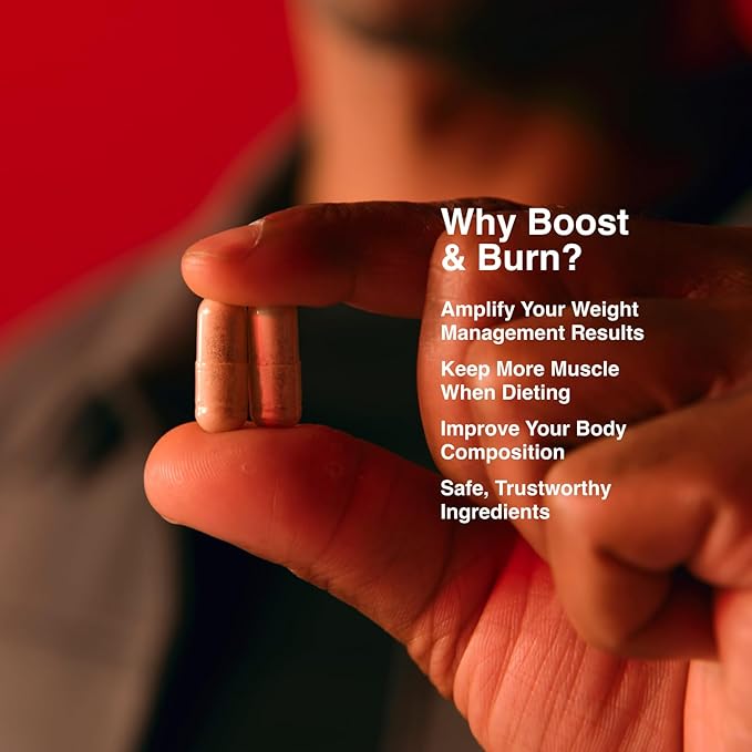 Mdrive Boost and Burn Testosterone Support Supplement with Zinc KSM-66 Ashwagandha 120 Capsules