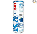 FITAID RX Zero Sugar Encapsulated Creatine Workout Recovery Drink All-In-One Blend BCAAs Glucosamine Turmeric B-Complex Electrolytes Blue Raspberry 12 Fl Oz (Pack of 4)