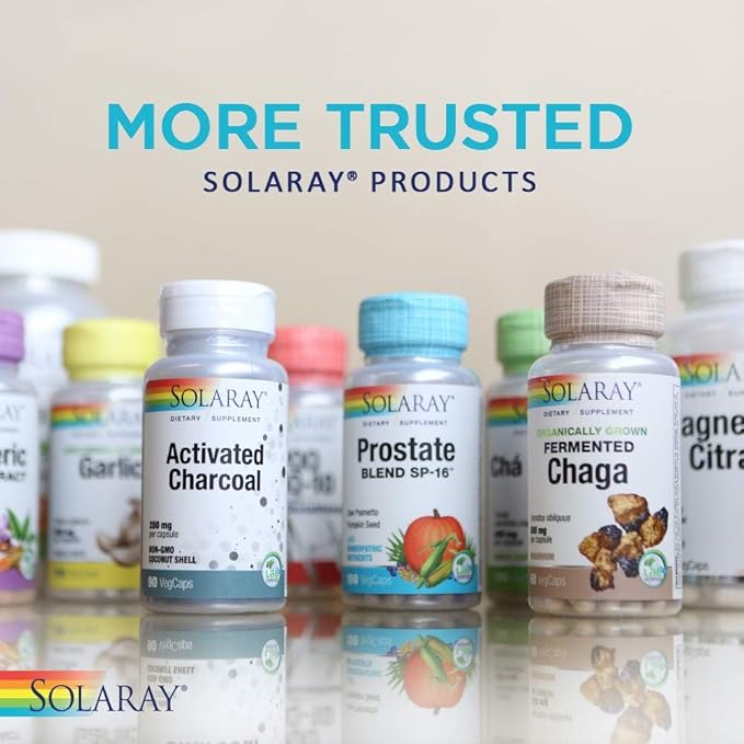 SOLARAY Fermented Korean Ginseng Root Extract | Healthy Stress Energy &amp Physical Endurance Support | Vegan Non-GMO | 30 VegCaps