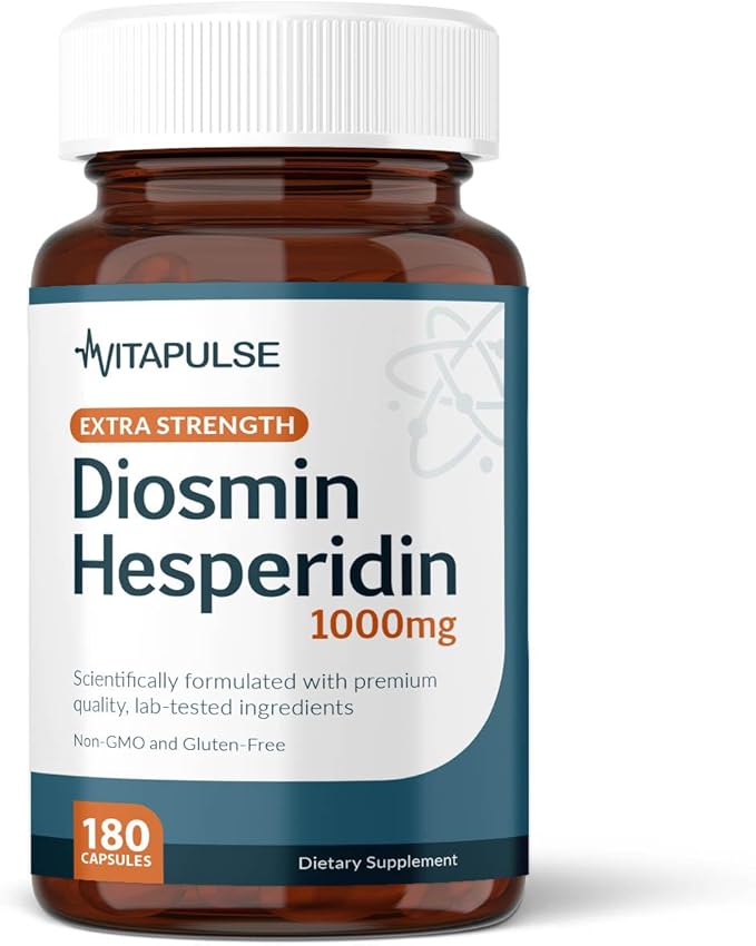 Hesperidin Plus 1000mg Per Serving (180 Vegetarian Capsules) - 90 Days Supply