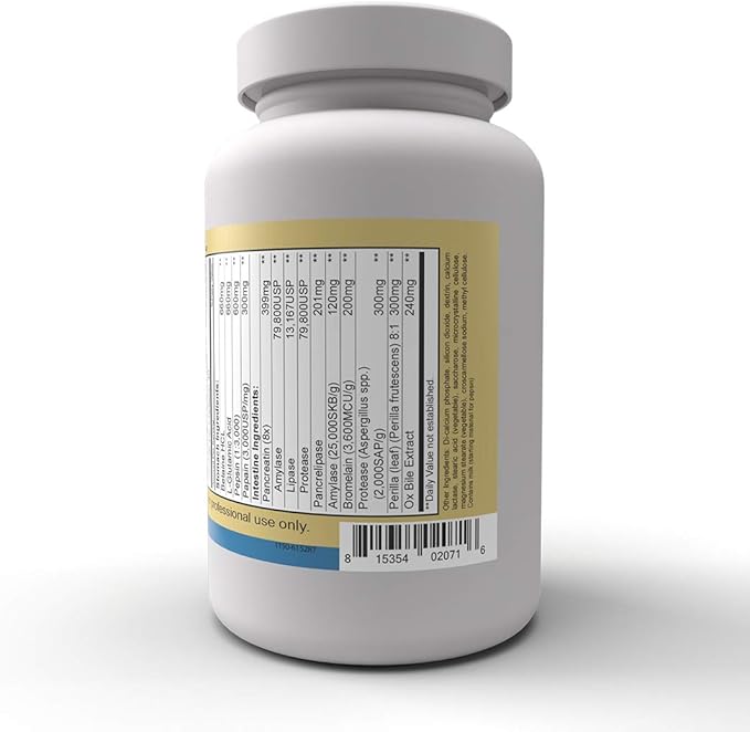 Priority One Vitamins Hypo Gest 120 Tablets - Mega Clinical dose of a Two Phase Formula that Provides enzymes to Maintain Healthy Digestion and intestinal Enzyme Activity.*