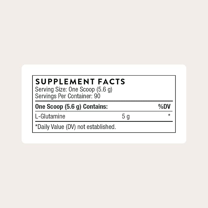 THORNE - L-Glutamine Powder - Amino Acid Supplement for Immune System &amp GI Health - Promotes Post-Exercise Muscle Cell Repair* - NSF Certified for Sport - Gluten Dairy &amp Soy-Free - 90 Serving