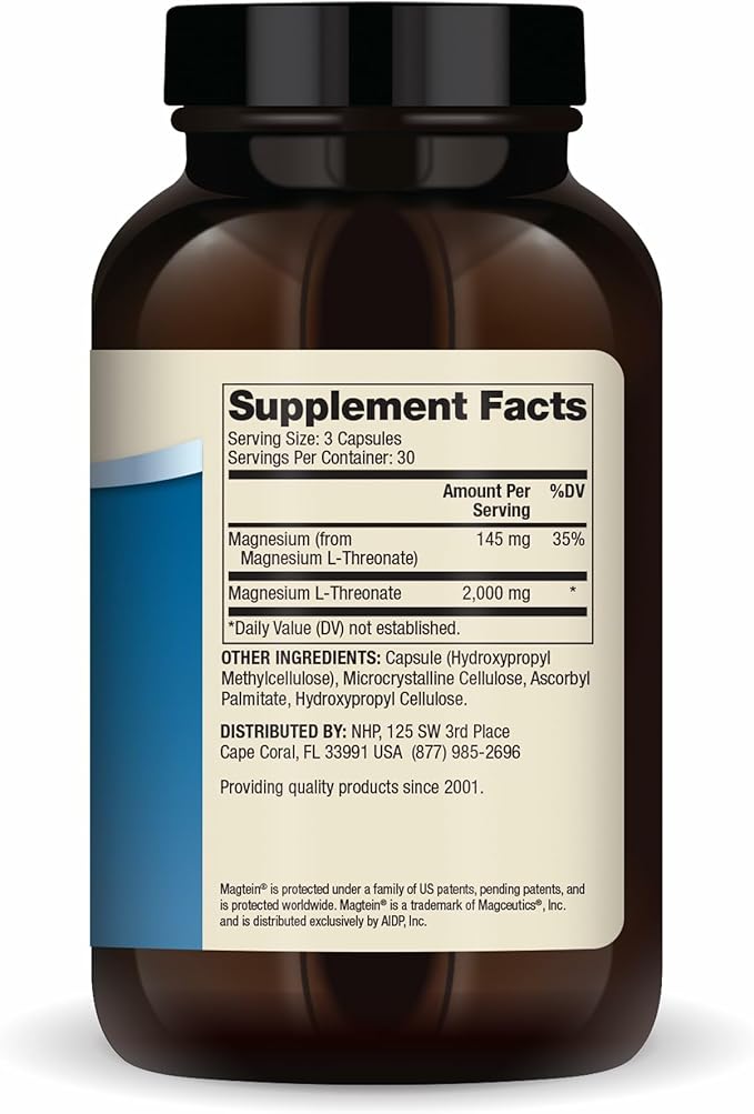 Dr. Mercola Magnesium Advanced - 2000 mg Magtein Magnesium L-Threonate - Supports Brain &amp Cellular Function - Superior Absorption - Non-GMO Gluten-Free &amp Soy-Free - 90 Capsules (2 Pack 60 S