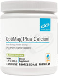 XYMOGEN OptiMag Plus Calcium - Magnesium &amp Calcium Powder - Muscle Nerve &amp Bone Support - Highly Absorbable Albion - Vegan Non-GMO - Pear Flavor - 30 Servings (7.2 oz)