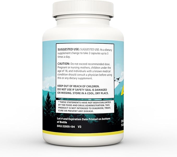 Zonata (2 Pack) Alpinanian Capsules Alpinanian Pills 120 Count