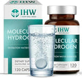 Hydrogen Water Tablets 12ppm with Magnesium 120 Tablets Brain Health Cognition Function Cellular Energy Boost Antioxidant Promote Metabolism Non-GMO &amp Gluten Free