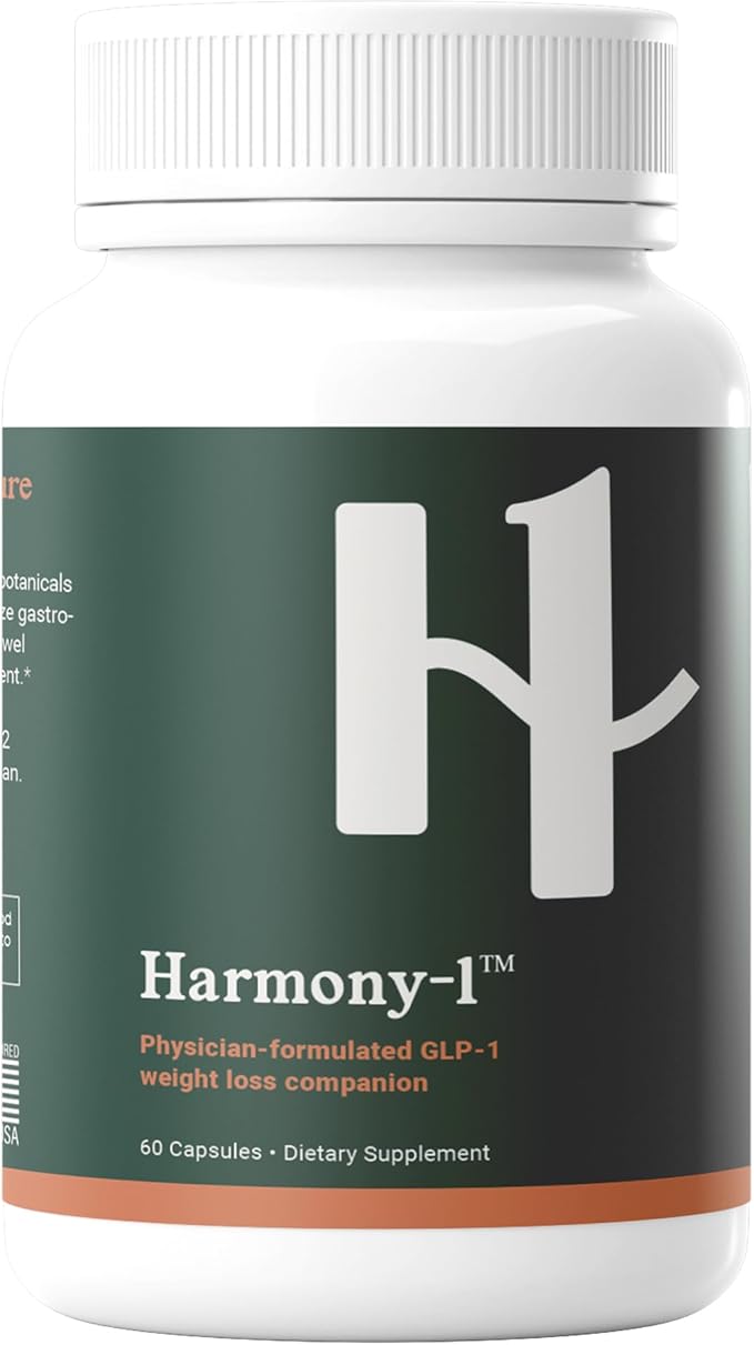Gut Health Supplement — Digestive Enzymes + Probiotics for Bloating Relief &amp Digestive Comfort — GLP-1 Friendly Digestive Support — 60 Capsules