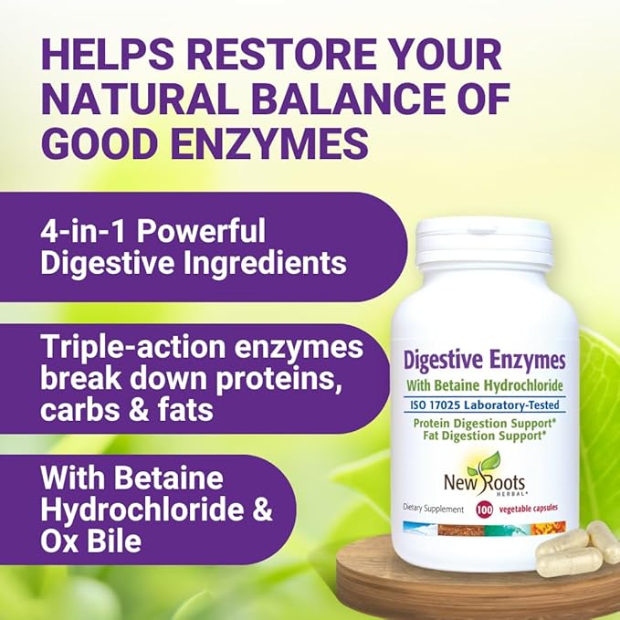 Digestive Enzymes with Ox Bile and Betaine HCl (100 Caps) Ox Bile Supplements for No Gallbladder with Papain &amp Pepsin A | Pancrease Cleanse &amp Detox - Pancreatin Digestion Enzymes for Women &am